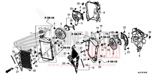 RADIATEUR CRF1000AG de 2016